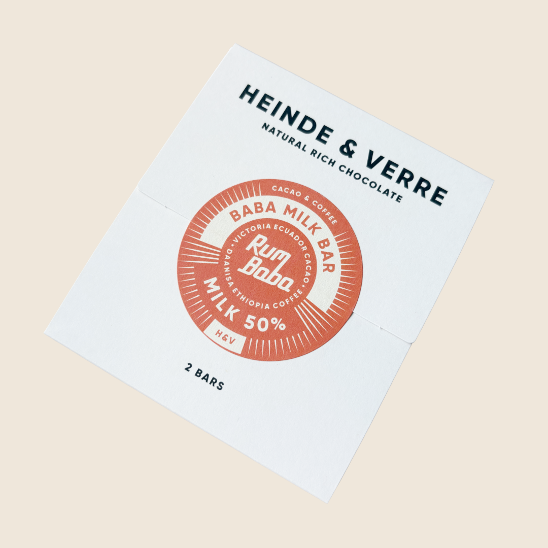 Baba Milk Bar - 50% milk chocolate & coffee bar