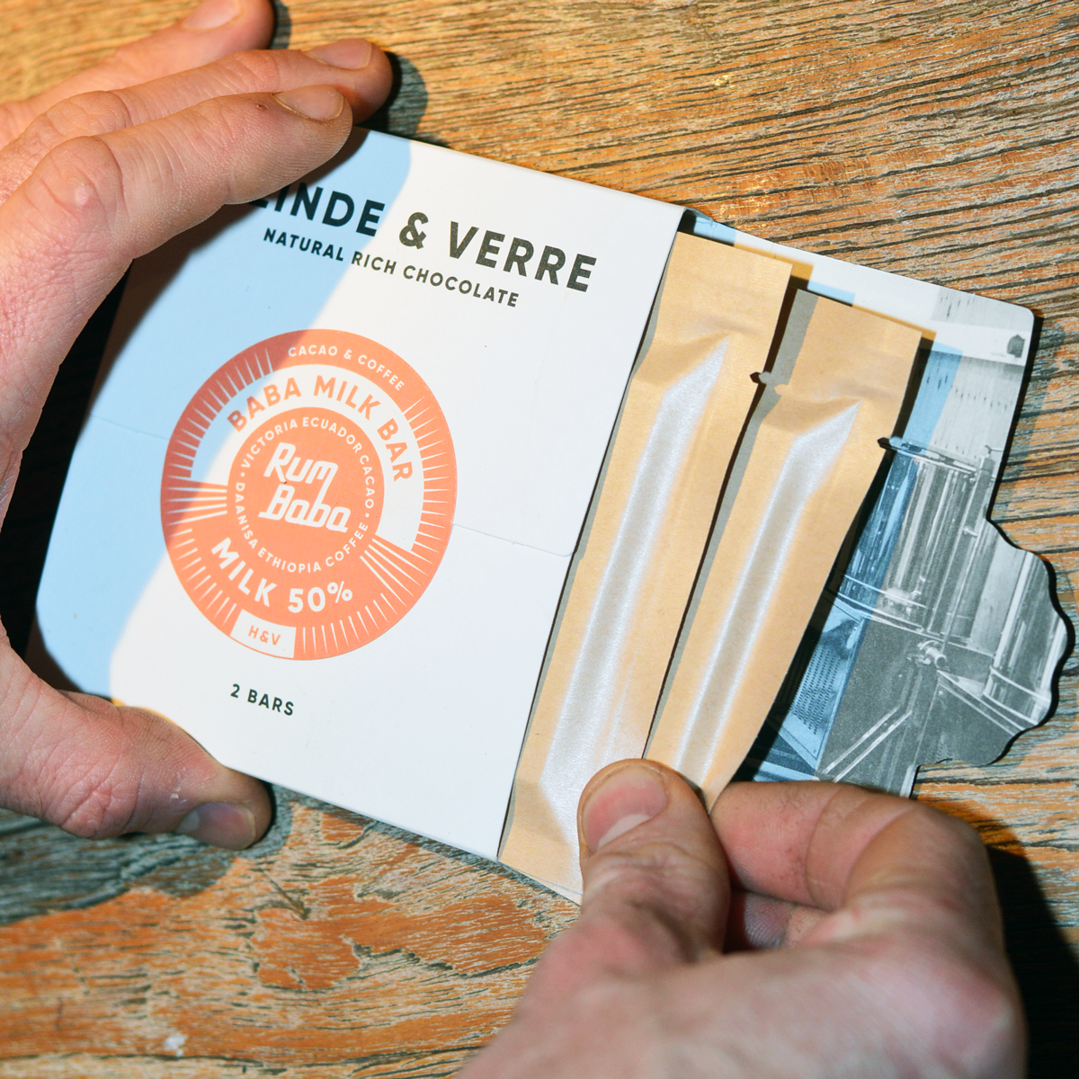 Baba Milk Bar - 50% milk chocolate & coffee bar