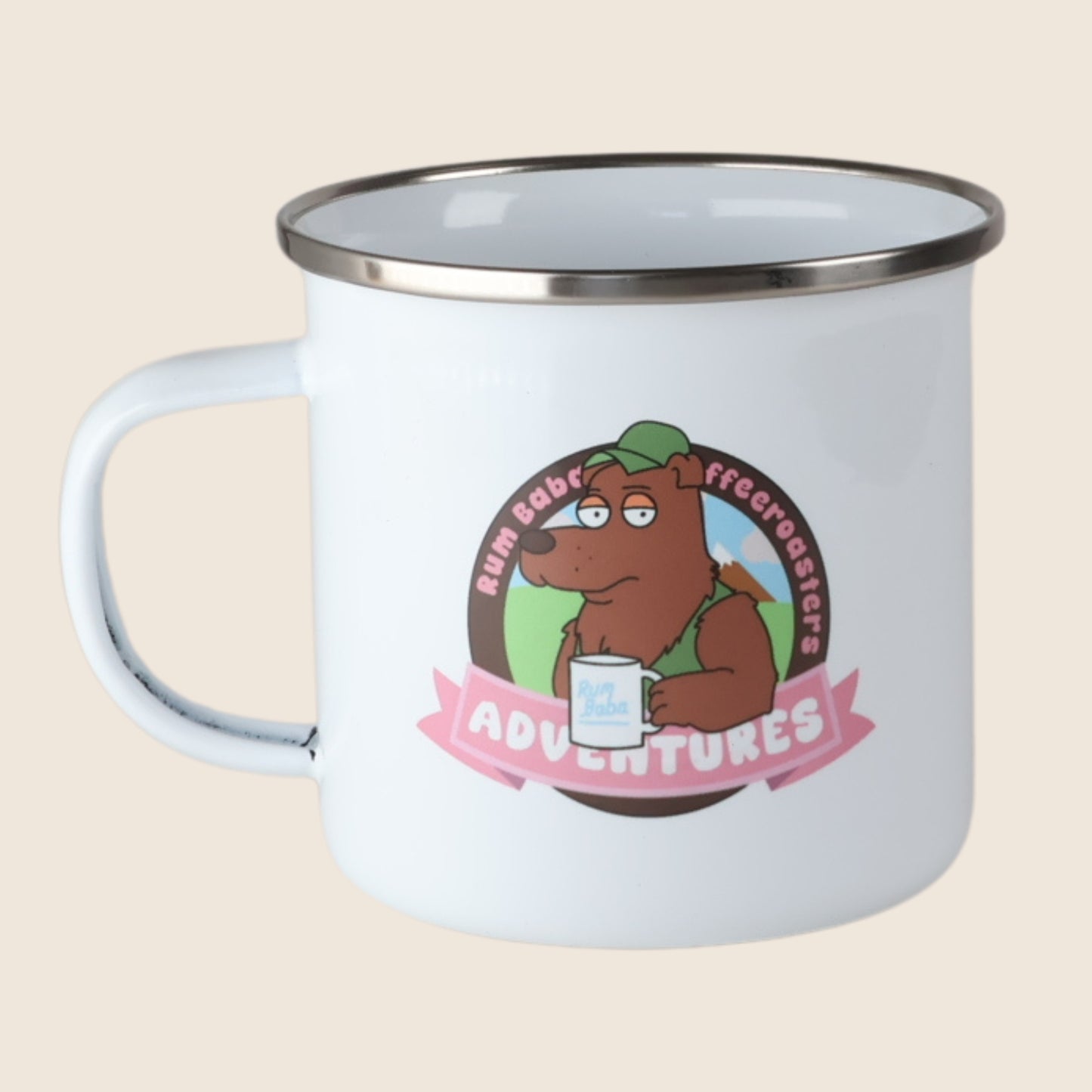 Enamel Beardog Mug