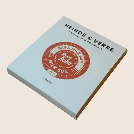 Baba Milk Bar - 50% milk chocolate & coffee bar