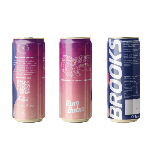 Diamond Rush Nitro Cold Brew - charity cans